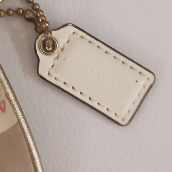 Coach Multicolor Circle Pattern Wristlet Clutch - Picture 5 of 5